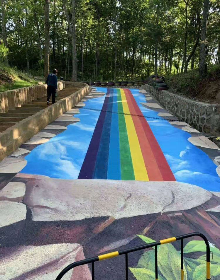 合肥沥青路面彩绘