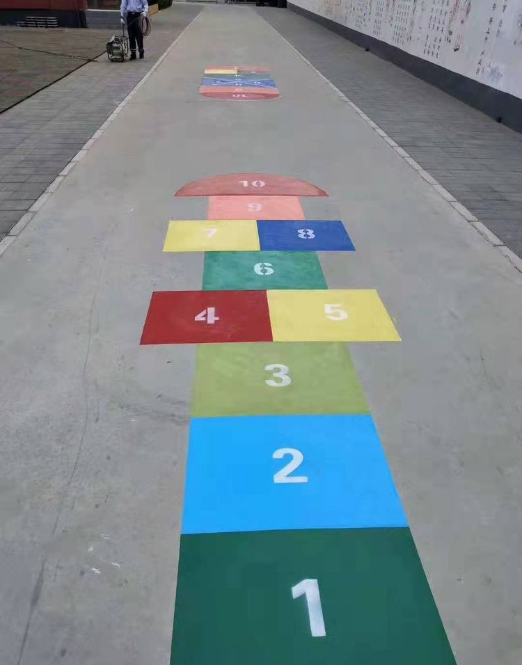 合肥沥青路面彩绘