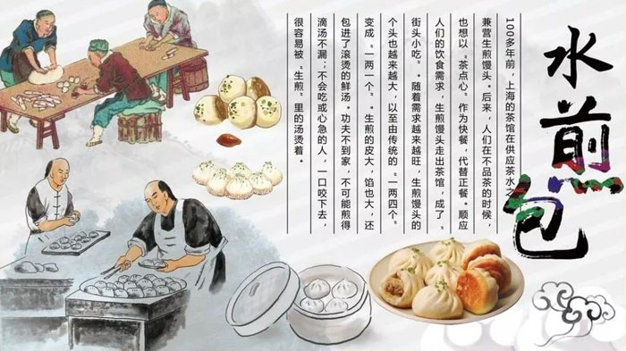 包子铺墙体彩绘