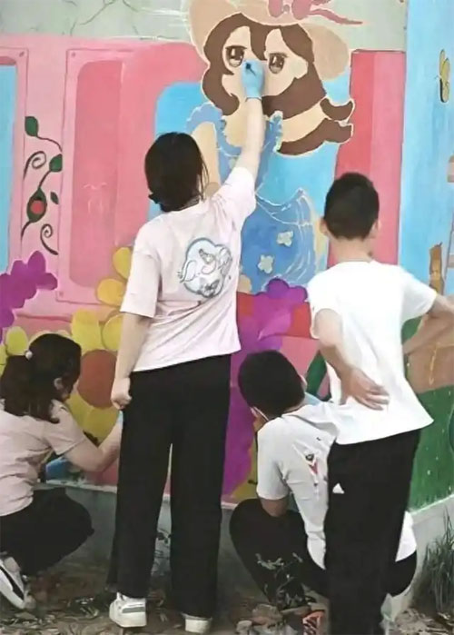 楼道墙体彩绘