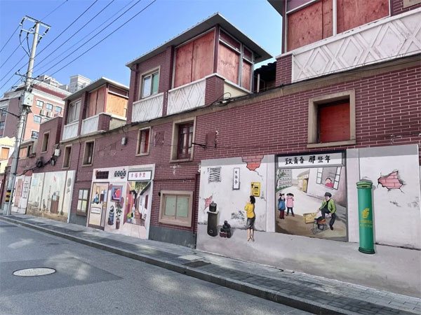 复古墙绘