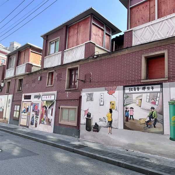 复古墙绘