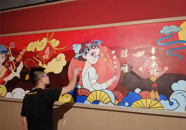 合肥墙面彩绘